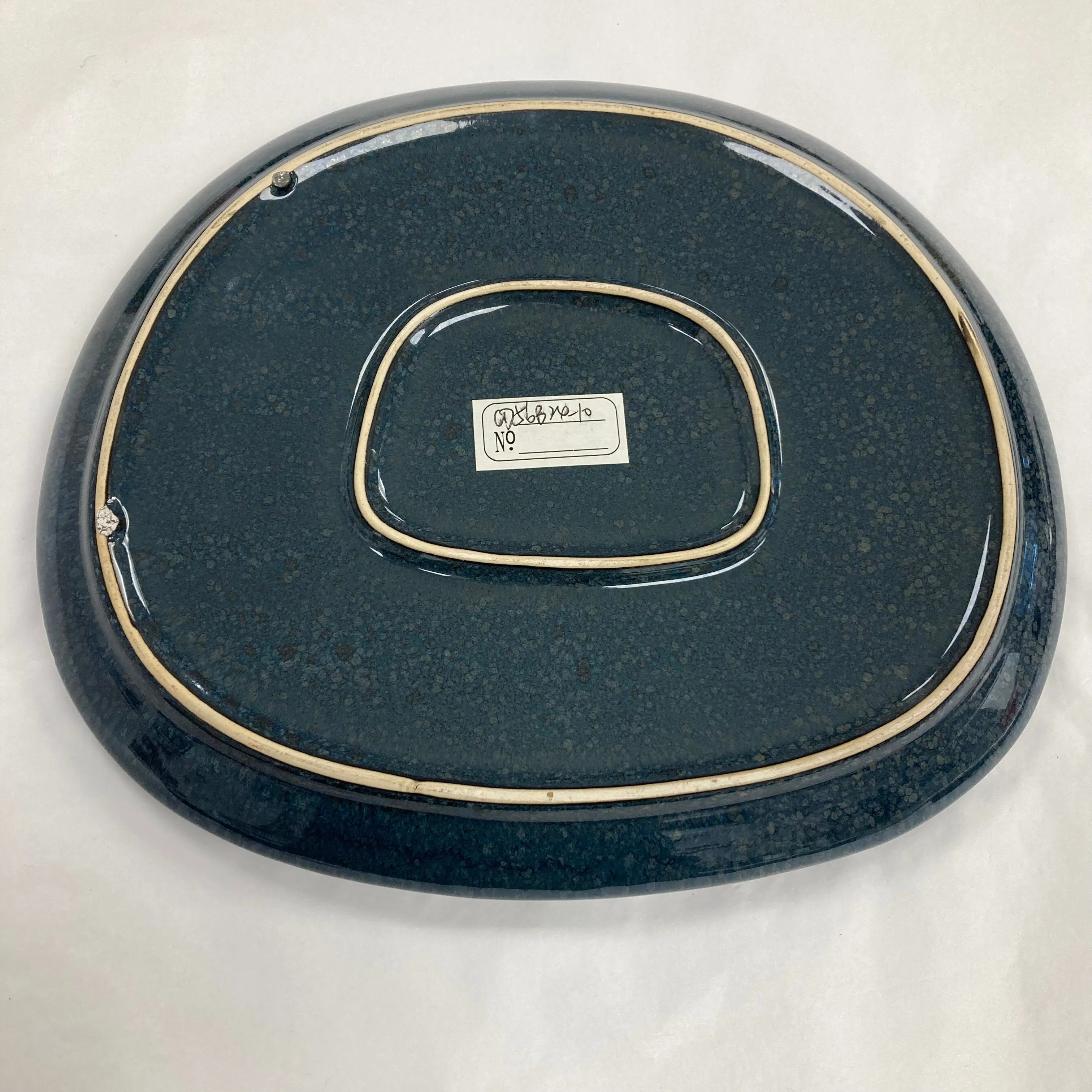 Blue Shallow Dish