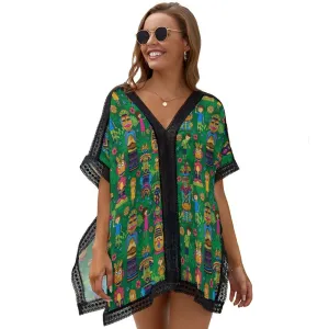Classic Tiki Room Women's Swimsuit Cover Up