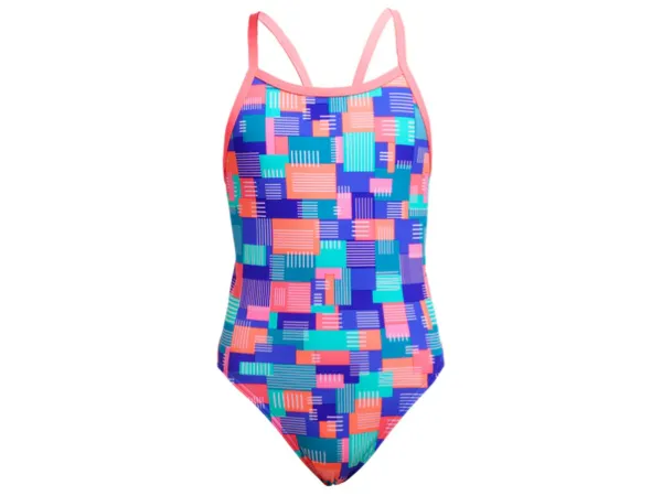 Funkita Single Strap Girls One Piece Swimsuit (Giga Bit)