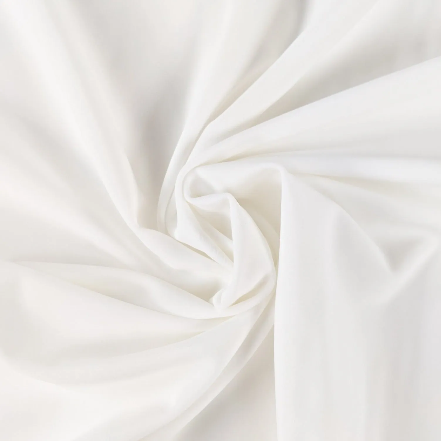 Matte Nylon Swim Tricot, White