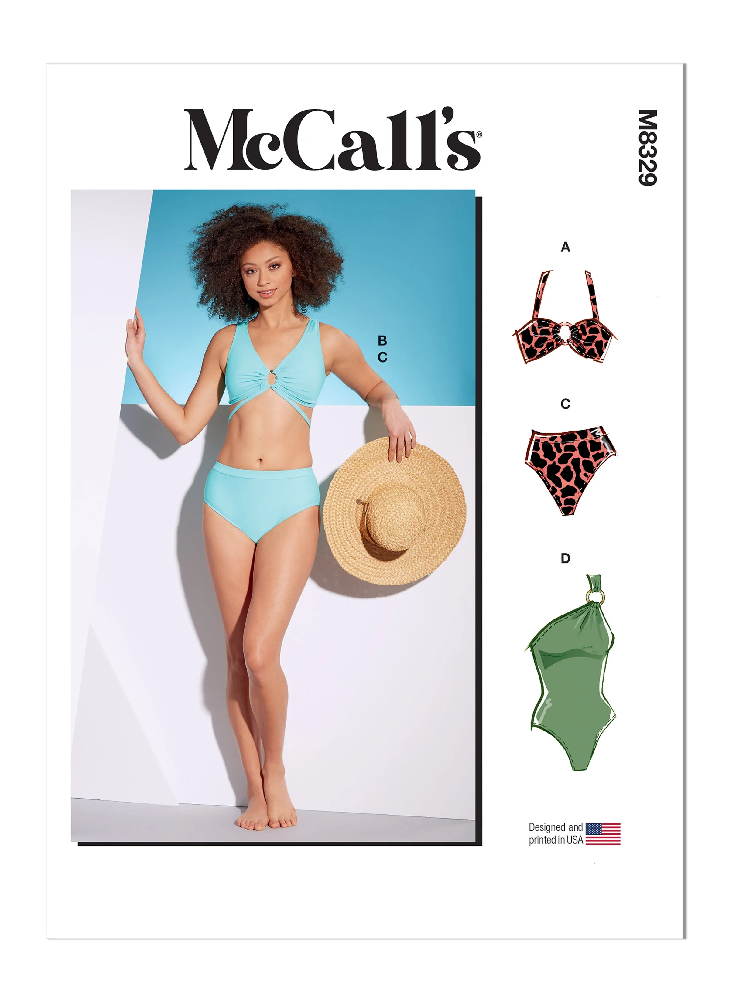 McCall's sewing pattern 8329 Swimsuits